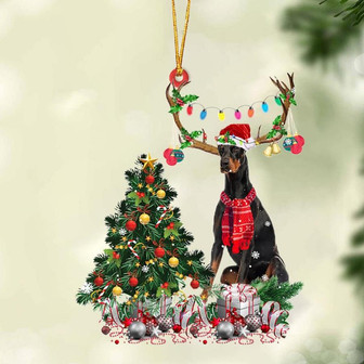 Dobermann 1-Christmas Tree Gift Hanging Ornament - Thegiftio UK