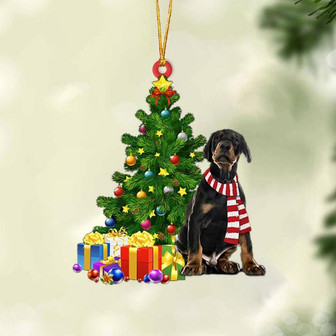 Dobermann Pinscher-Christmas Star Hanging Ornament - Thegiftio UK