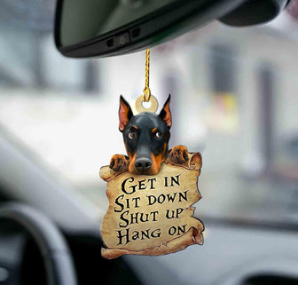 Dobermann Pinscher get in Dobermann Pinscher lover dog moms two sided ornament - Thegiftio UK