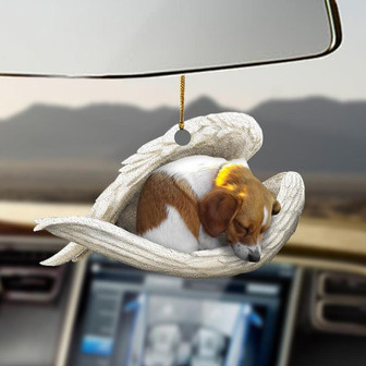 Dog sleeping angel dog lovers ornament cus84 - Thegiftio UK