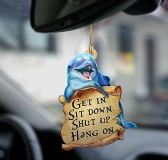 Dolphin get in dolphin lover two sided ornament - Thegiftio UK