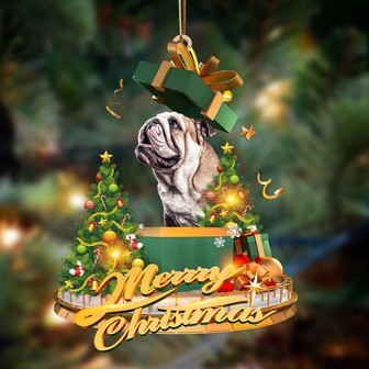 English Bulldog-Christmas Gifts&dogs Hanging Ornament - Thegiftio UK