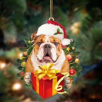 English Bulldog-Dogs give gifts Hanging Ornament - Thegiftio UK