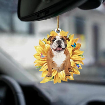 English Bulldog-The Sunshine-Two Sided Ornament - Thegiftio UK