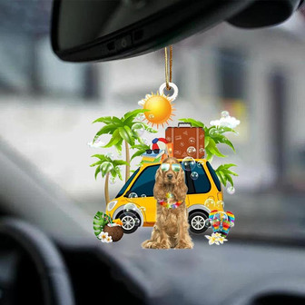 English Cocker Spaniel-Nice Summer-Two Sided Ornament - Thegiftio