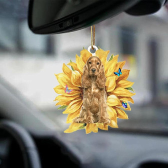 English Cocker Spaniel-The Sunshine-Two Sided Ornament - Thegiftio UK