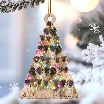 English Mastiff lovely tree gift for english mastiff gift for dog mom ornament - Thegiftio UK