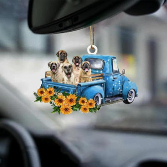 English Mastiff -Take The Trip Classic- Two Sided Ornament - Thegiftio UK