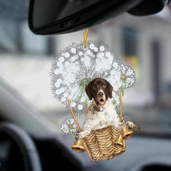 English Pointer-Dandelion-Two Sided Ornament - Thegiftio UK