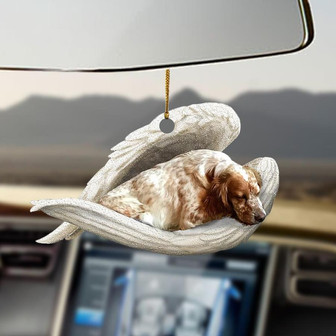 English setter sleeping angel english setter lovers ornament - Thegiftio UK
