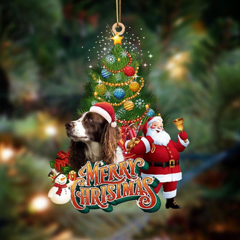 English Springer Spaniel-Christmas Tree&Dog Hanging Ornament - Thegiftio UK