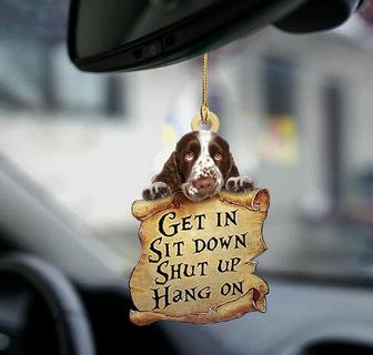 English Springer Spaniel get in dog moms two sided ornament - Thegiftio UK