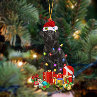 Flat coated Retriever-Dog Be Christmas Tree Hanging Ornament - Thegiftio UK