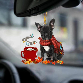 French Bulldog 1-Fall Chocolate-Two Sided Ornament - Thegiftio UK