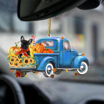 French Bulldog 3-Little Pumpkin-Two Sided Ornament - Thegiftio UK