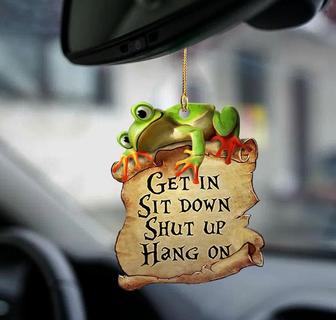 Frog get in frog lover two sided ornament - Thegiftio UK