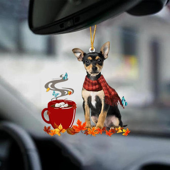 German Pinscher-Fall Chocolate-Two Sided Ornament - Thegiftio UK