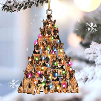 German shepherd lovely tree gift for german shepherd lover gift for dog lover ornament - Thegiftio UK