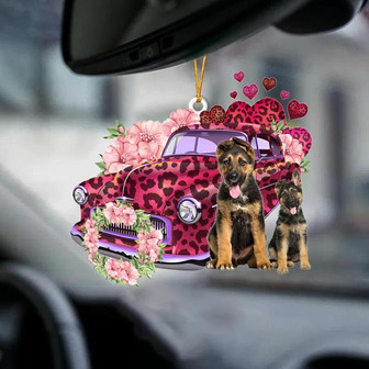 German Shepherd-Make My Life-Two Sided Ornament - Thegiftio UK