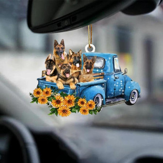 German Shepherd -Take The Trip Classic- Two Sided Ornament - Thegiftio UK