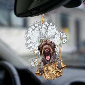 German Wirehaired Pointer-Dandelion-Two Sided Ornament - Thegiftio UK