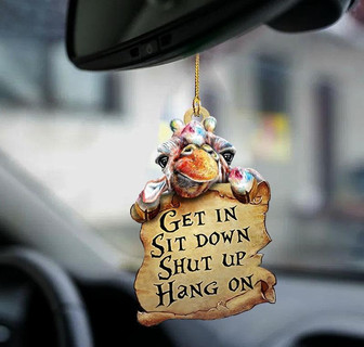 Giraffe get in giraffe lover two sided ornament - Thegiftio