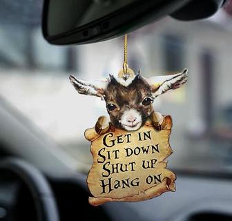 Goat get in goat lover two sided ornament - Thegiftio UK