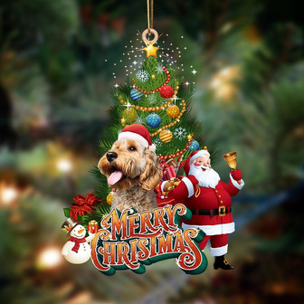 Goldendoodle 1-Christmas Tree&Dog Hanging Ornament - Thegiftio UK
