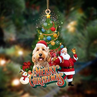 Goldendoodle 2-Christmas Tree&Dog Hanging Ornament - Thegiftio UK