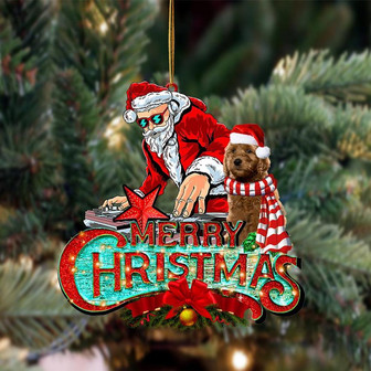Goldendoodle-Christmas Rock Two Sided Ornament - Thegiftio UK