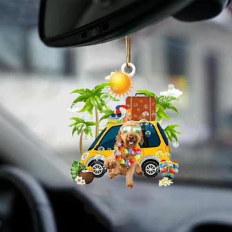 Goldendoodle-Nice Summer-Two Sided Ornament - Thegiftio UK