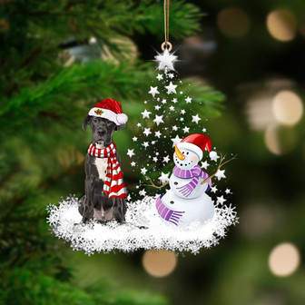 Great Dane 1-Star Tree Hanging Ornament - Thegiftio UK