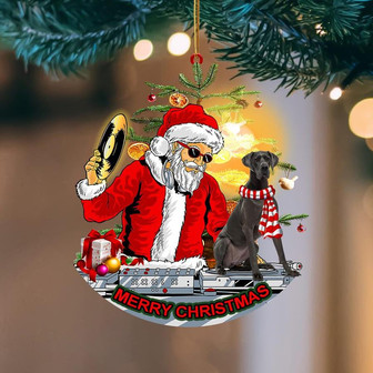 Great Dane (3)-Christmas Party-Two Sided Ornament - Thegiftio UK