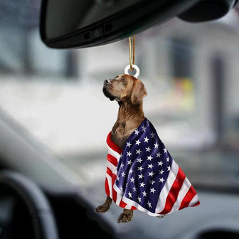 Great Dane American Patriot Flag Two Sided Ornament - Thegiftio UK
