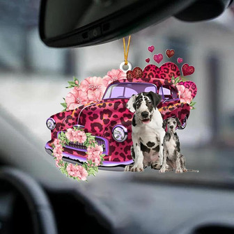Great Dane-Make My Life-Two Sided Ornament - Thegiftio UK