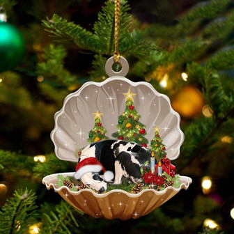 Great Dane3-Sleeping Pearl in Christmas Two Sided Ornament - Thegiftio UK