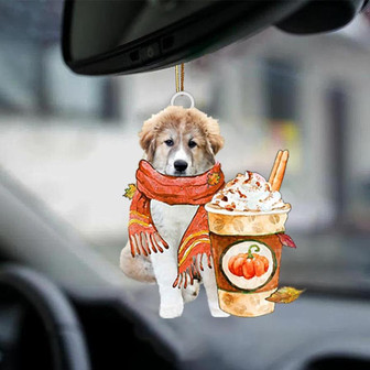 Great Pyrenees 1-Pumpkin Spice Kinda-Two Sided Ornament - Thegiftio UK