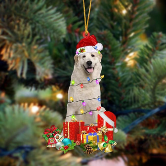 Great Pyrenees 2-Dog Be Christmas Tree Hanging Ornament - Thegiftio UK