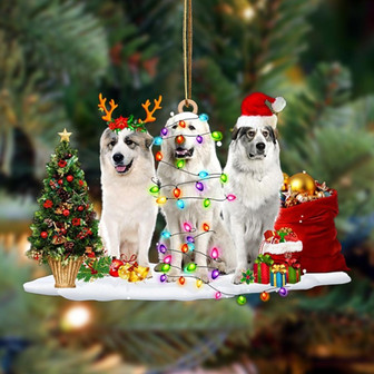 Great Pyreness-Christmas Dog Friends Hanging Ornament - Thegiftio UK