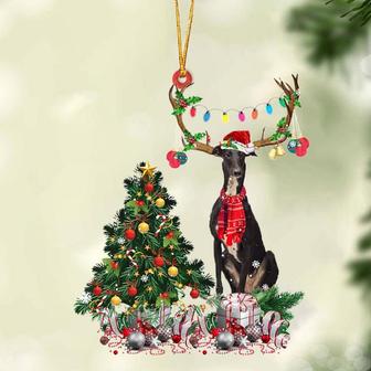 Greyhound 1-Christmas Tree Gift Hanging Ornament - Thegiftio UK