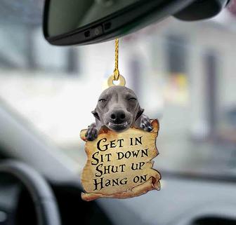 Greyhound get in greyhound lover dog moms two sided ornament - Thegiftio UK