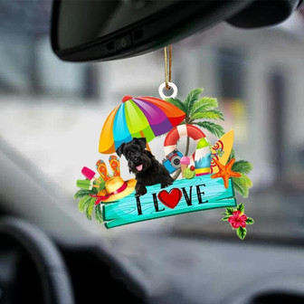 Background-I Love Summer-Two Sided Ornament - Thegiftio