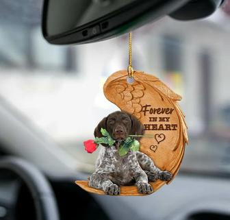 GSP forever in my heart hanging ornament-2D Effect - Thegiftio UK