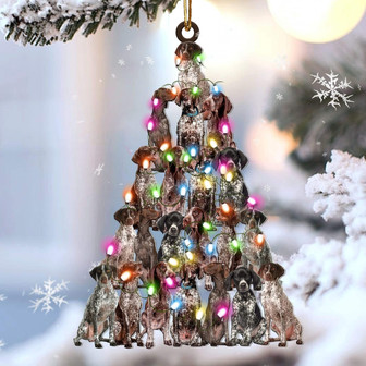 GSP lovely tree gift for GSP lover gift for dog mom ornament - Thegiftio UK