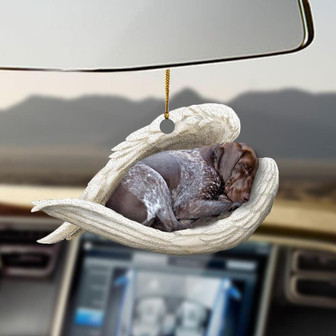 GSP sleeping angel GSP lovers dog moms ornament - Thegiftio UK