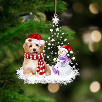 Havanese 3-Star Tree Hanging Ornament - Thegiftio UK