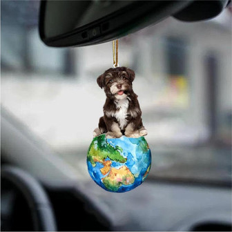 Havanese-Around My Dog-Two Sided Ornament - Thegiftio UK