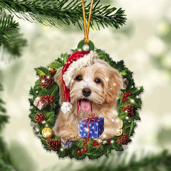 Havanese and Christmas gift for her gift for him gift for Havanese lover ornament - Thegiftio UK