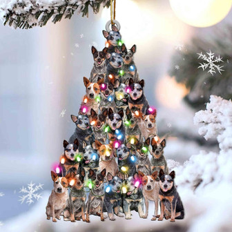 Heeler lovely tree gift for heeler lover gift for dog lover ornament - Thegiftio UK