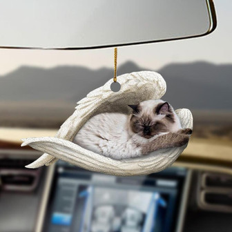 Himalayan sleeping angel Himalayan lovers cat lovers ornament - Thegiftio UK